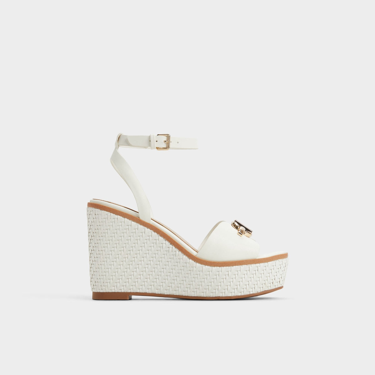 Ybylin White Women's Wedges - Wedge sandal Wedge heel