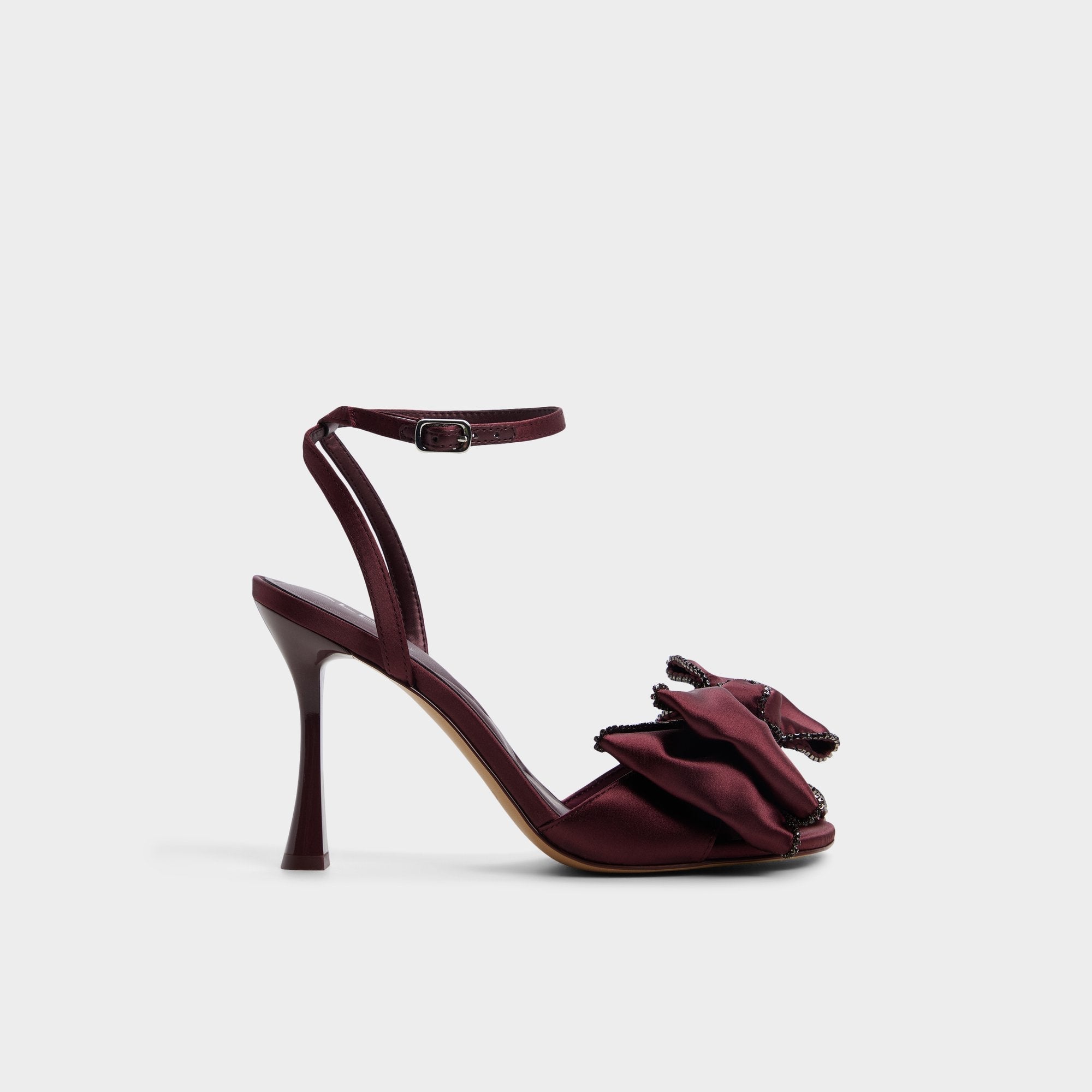 Tinsel in Bordo - Strappy heeled sandal Stiletto heel