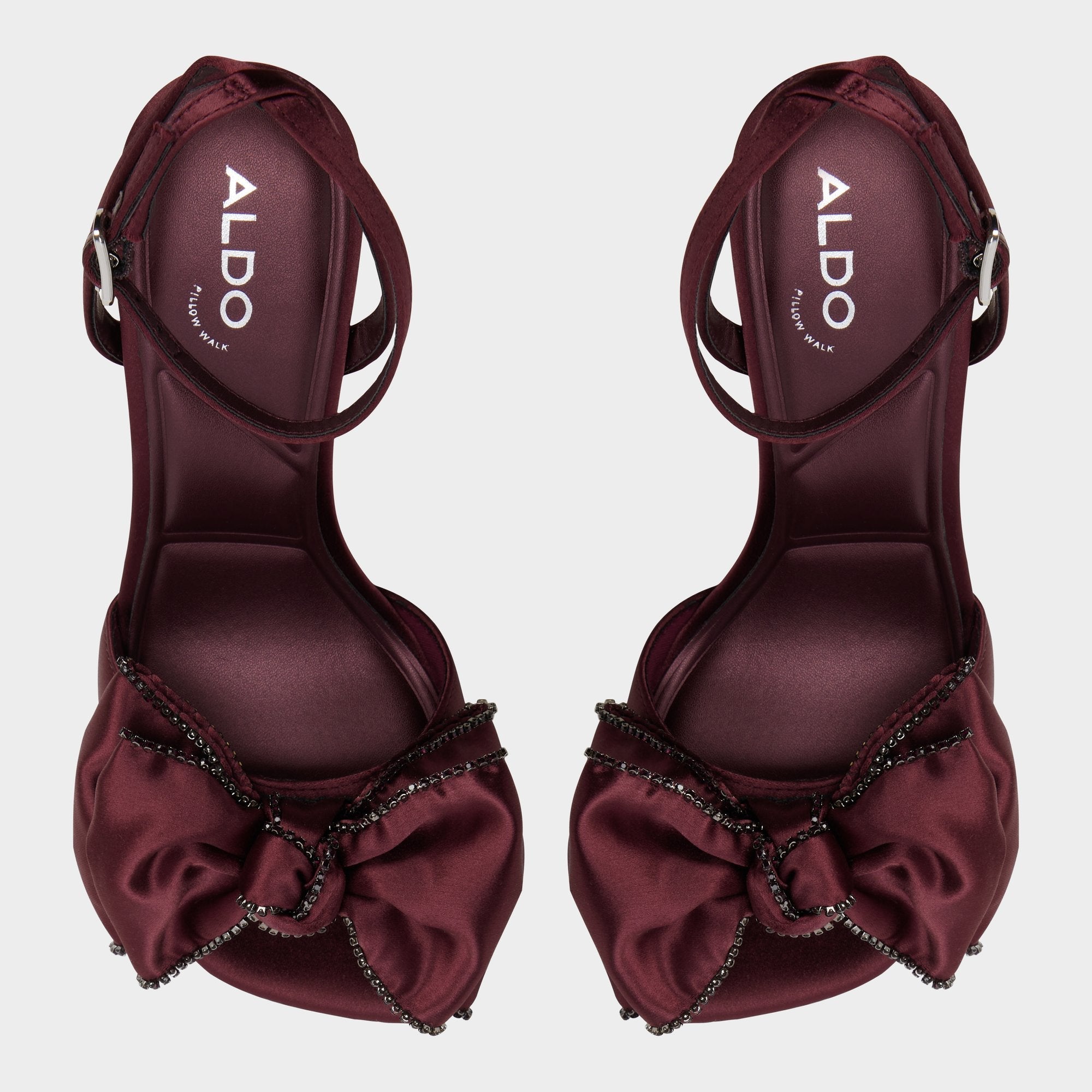 Tinsel in Bordo - Strappy heeled sandal Stiletto heel