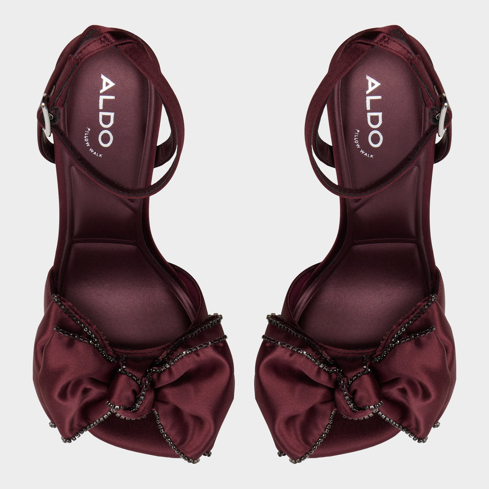 Tinsel in Bordo - Strappy heeled sandal Stiletto heel