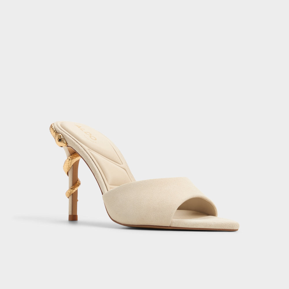 Seashella Bone Women's Heeled mules - Heeled mule