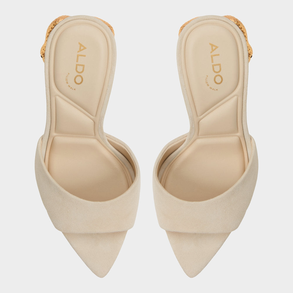 Seashella Bone Women's Heeled mules - Heeled mule