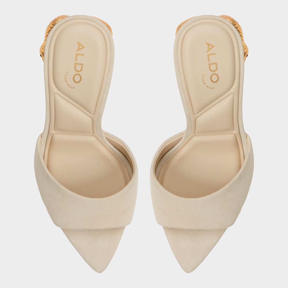 Seashella Bone Women's Heeled mules - Heeled mule