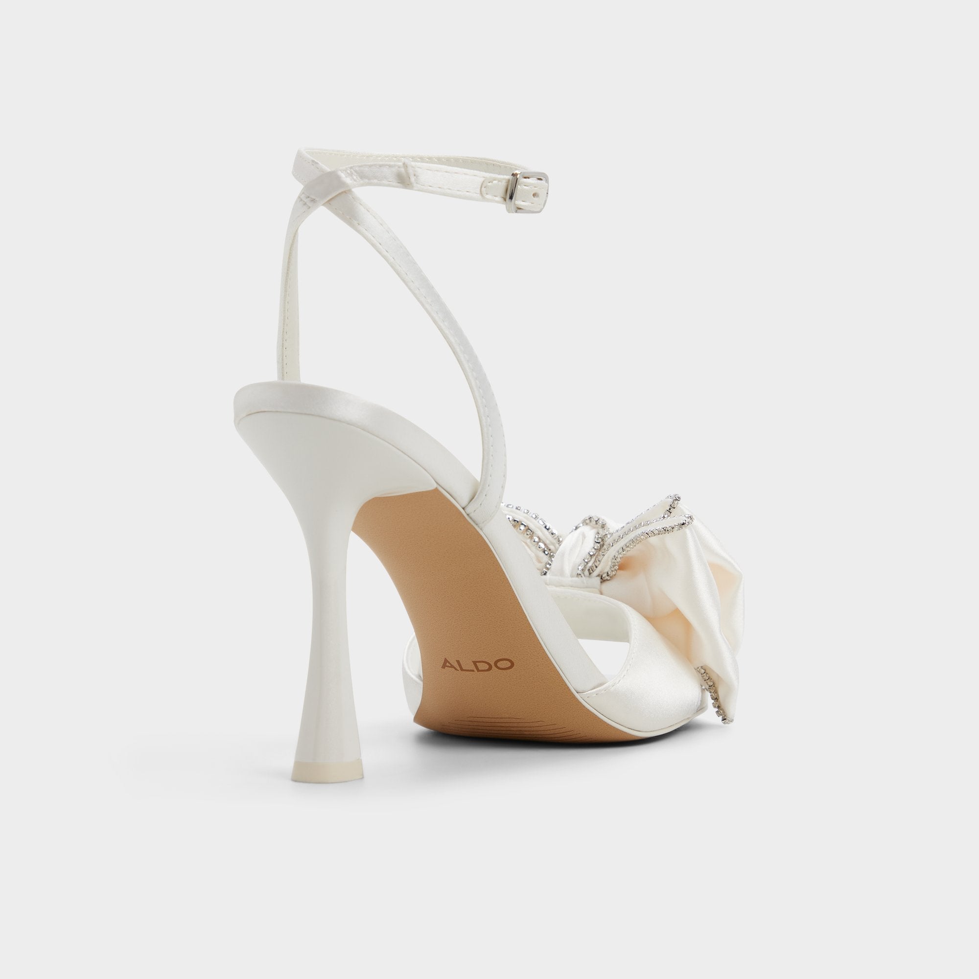 Stiletto heel Tinsel in Other White - Strappy heeled sandal