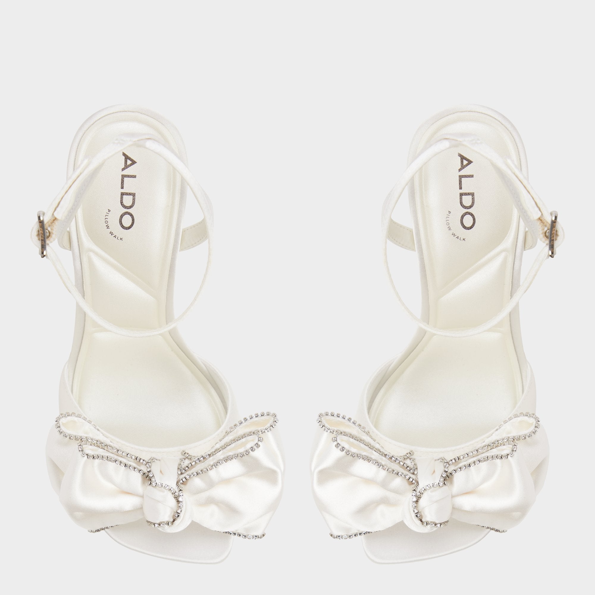 Stiletto heel Tinsel in Other White - Strappy heeled sandal