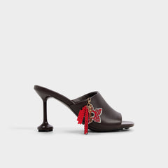 Demogorgon in Dark Brown - Women's heeled mule