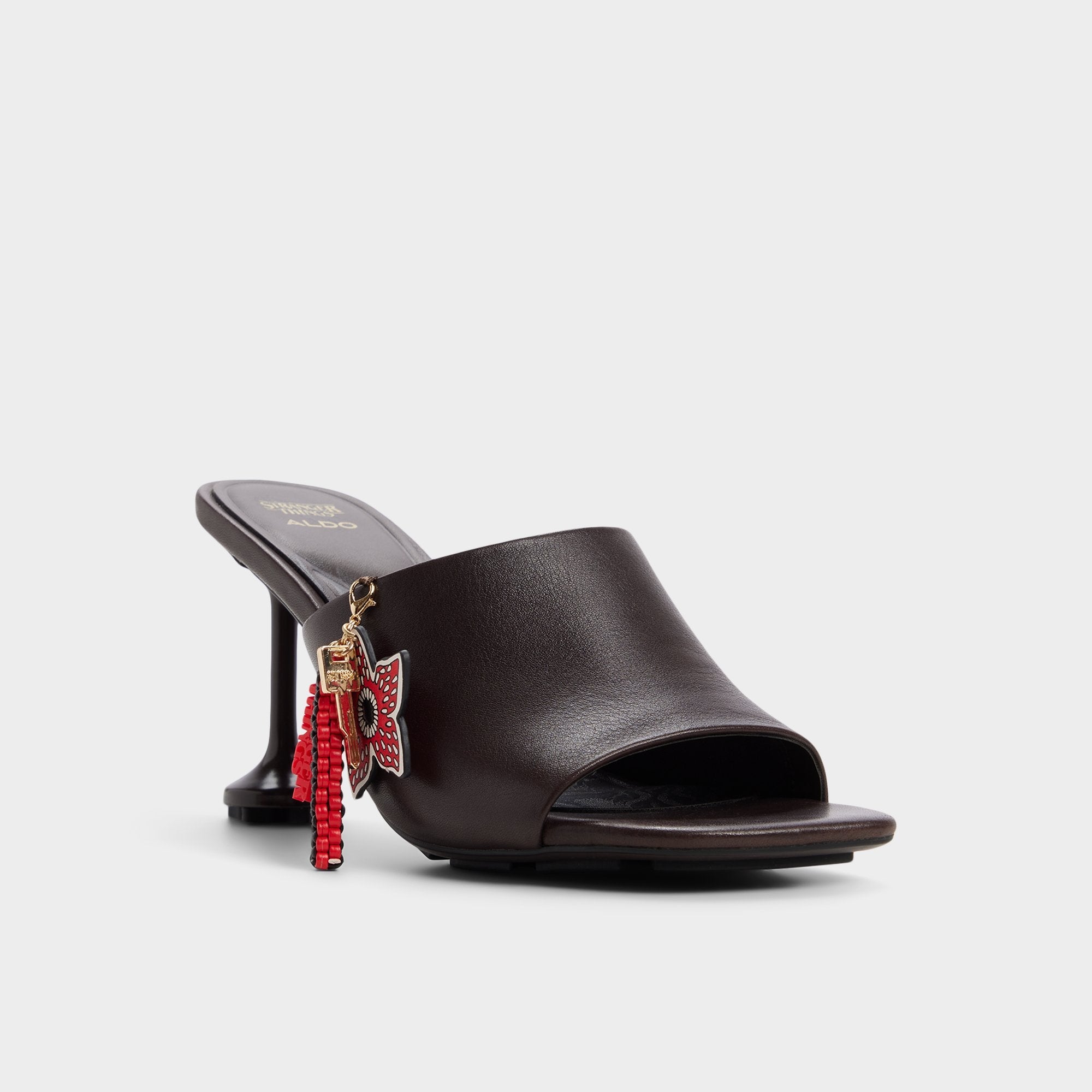 Demogorgon in Dark Brown - Women's heeled mule