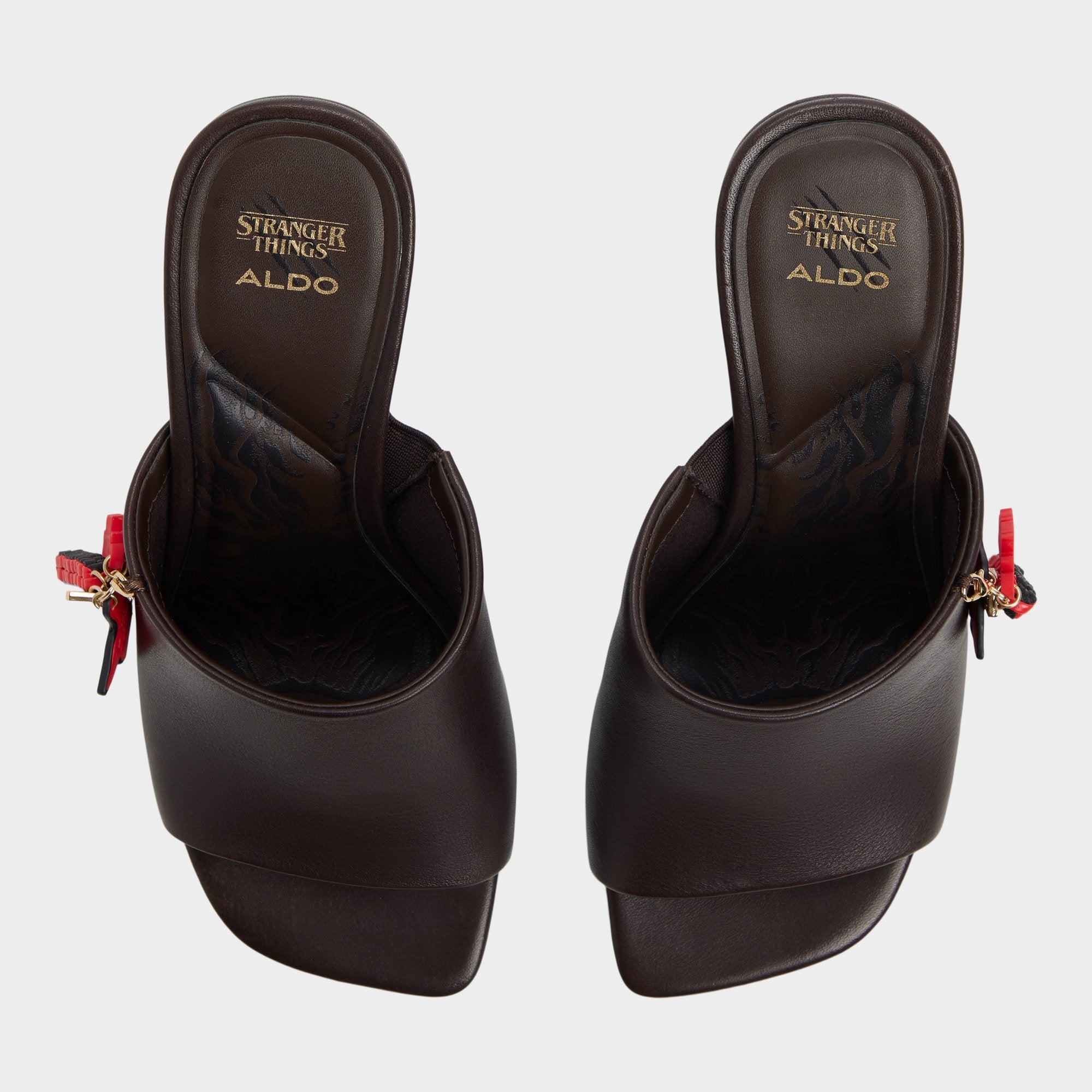 Demogorgon in Dark Brown - Women's heeled mule