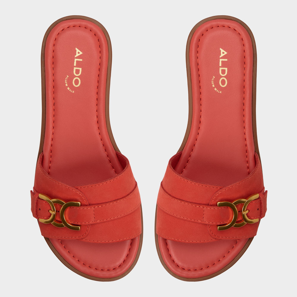 Dallaedar Medium Red Women's Flats - Slide sandal