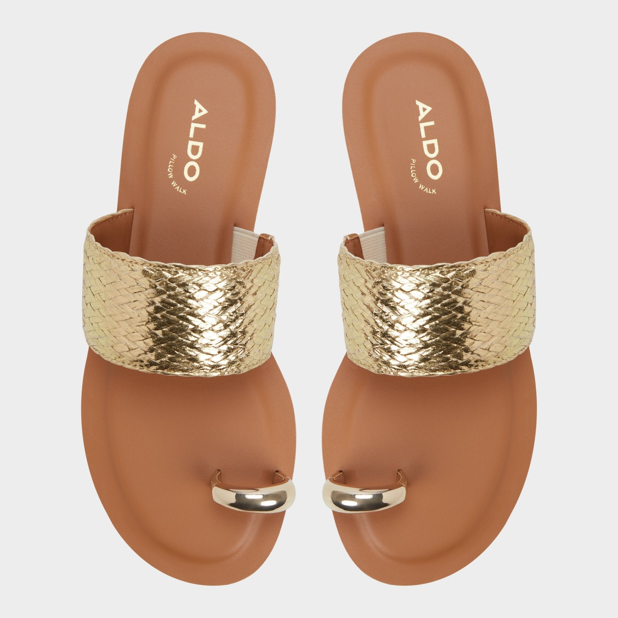 Beachwalk Gold Women's Iridescent metallics - Slide sandal