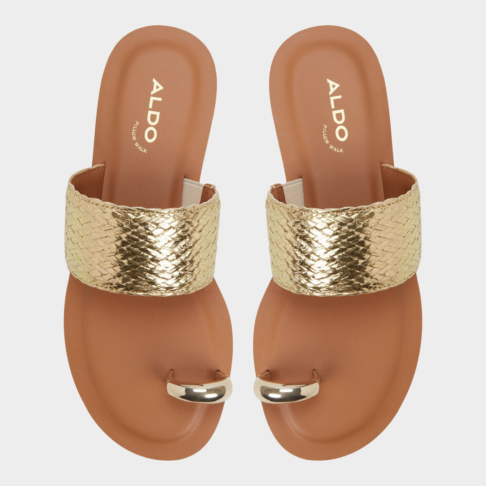 Beachwalk Gold Women's Iridescent metallics - Slide sandal