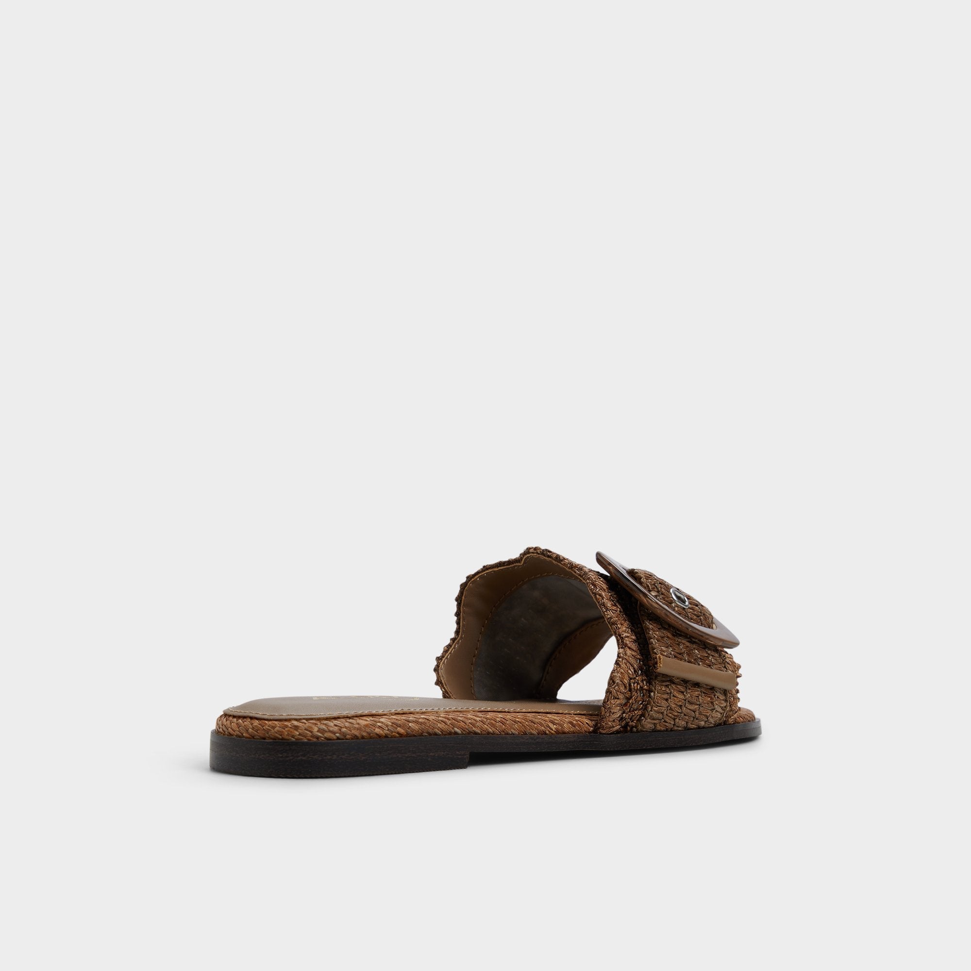 Wavysally in Light Brown - Slide sandal