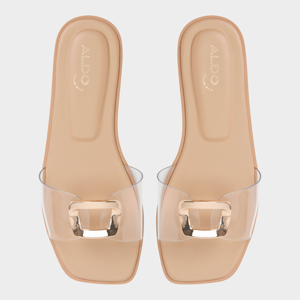 Tidella Clear Women's Flats - Slide sandal