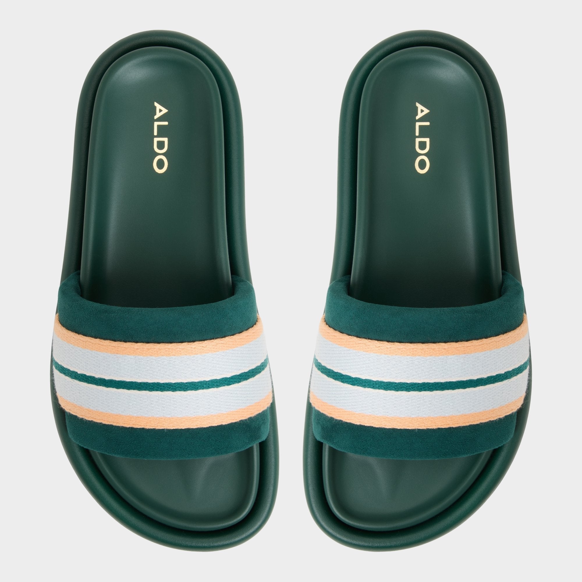 Nydelagan in Open Green - Footbed sandal