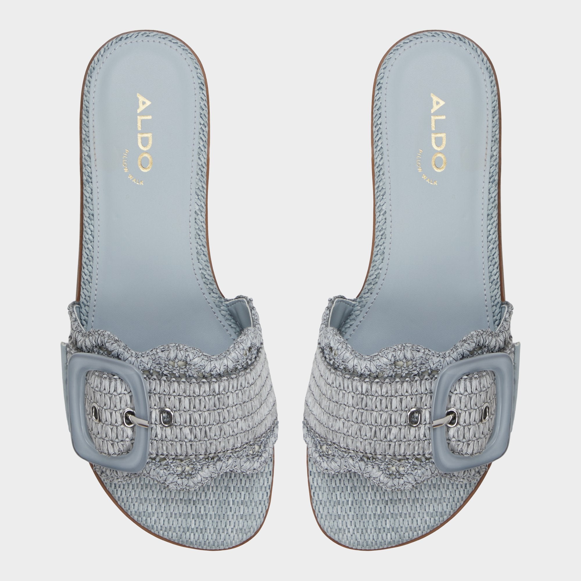Wavysally in Other Blue 14051763 - Slide sandal