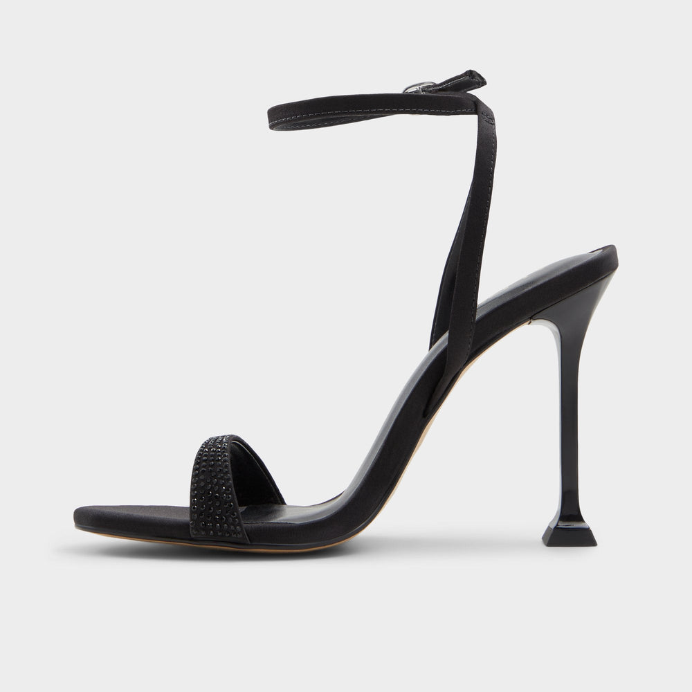 Lydala Black Women's Heeled sandals - Strappy heeled sandal