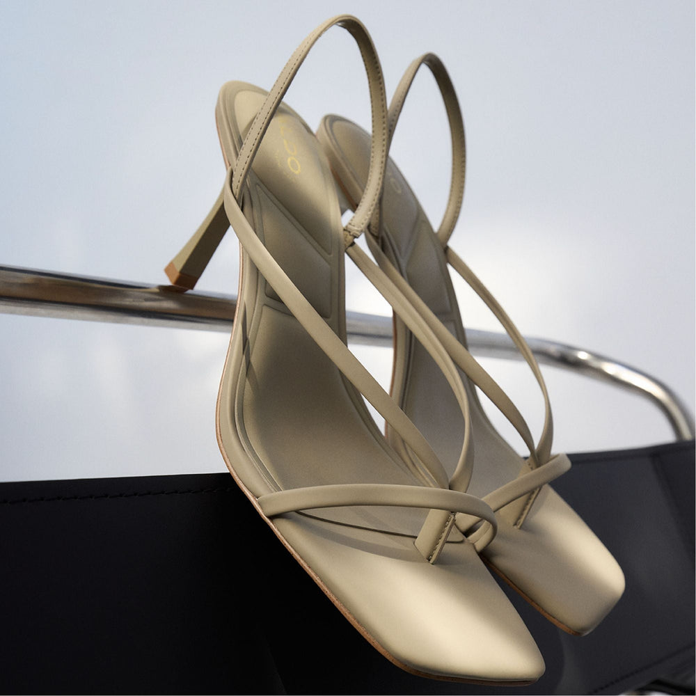 Riva Other Green Women's Strappy sandals - Sling back heeled sandal Stiletto heel