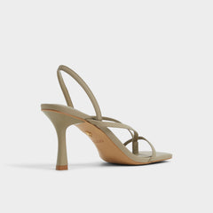 Riva Other Green Women's Strappy sandals - Sling back heeled sandal Stiletto heel