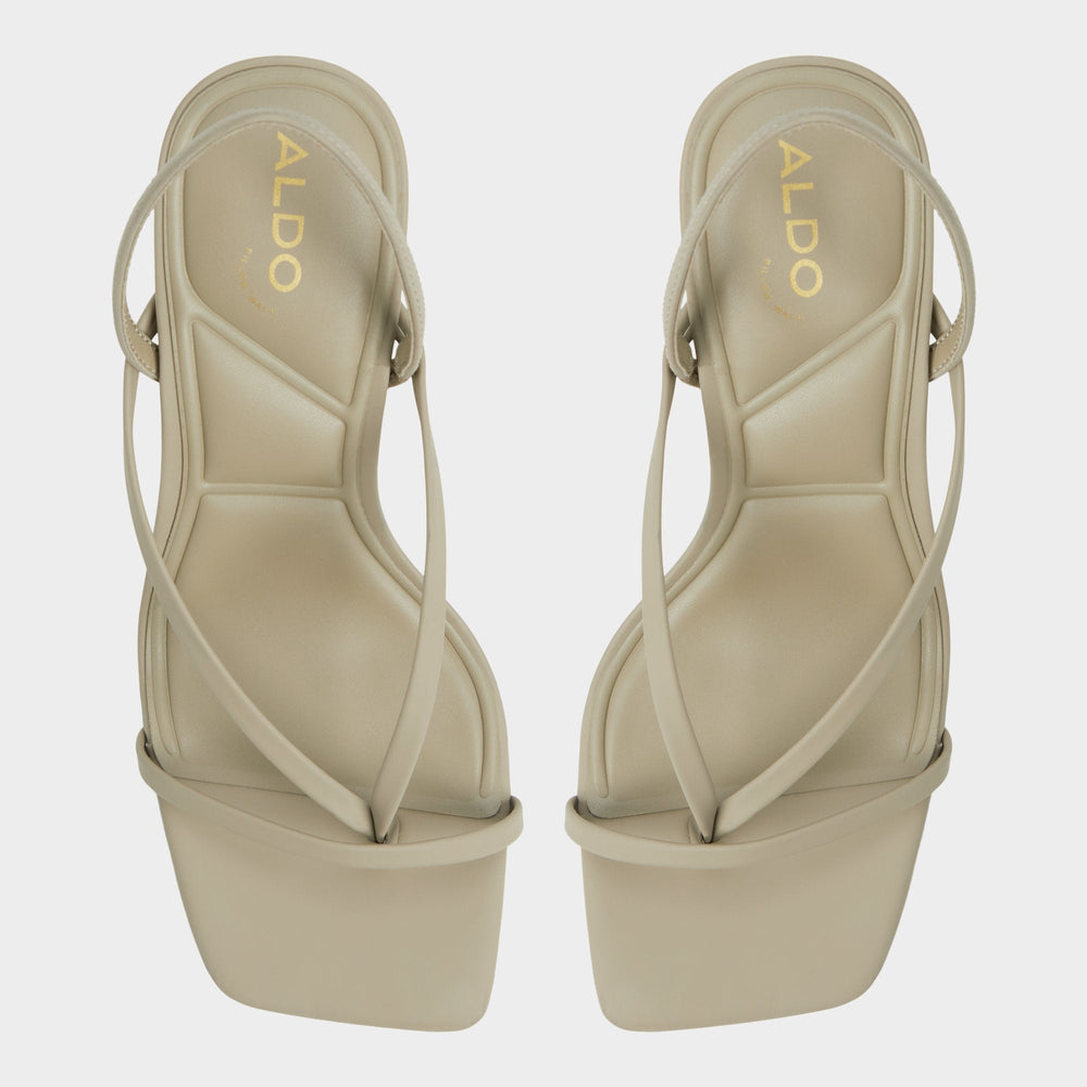 Riva Other Green Women's Strappy sandals - Sling back heeled sandal Stiletto heel