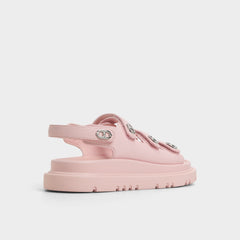 Halendar Light Pink Women's Footbed sandals - Footbed sandal Footbed sandal