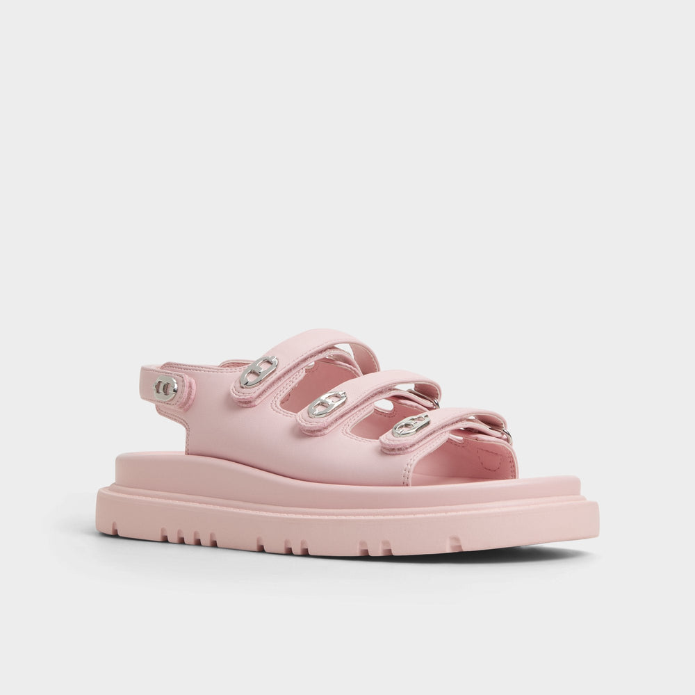 Halendar Light Pink Women's Footbed sandals - Footbed sandal Footbed sandal