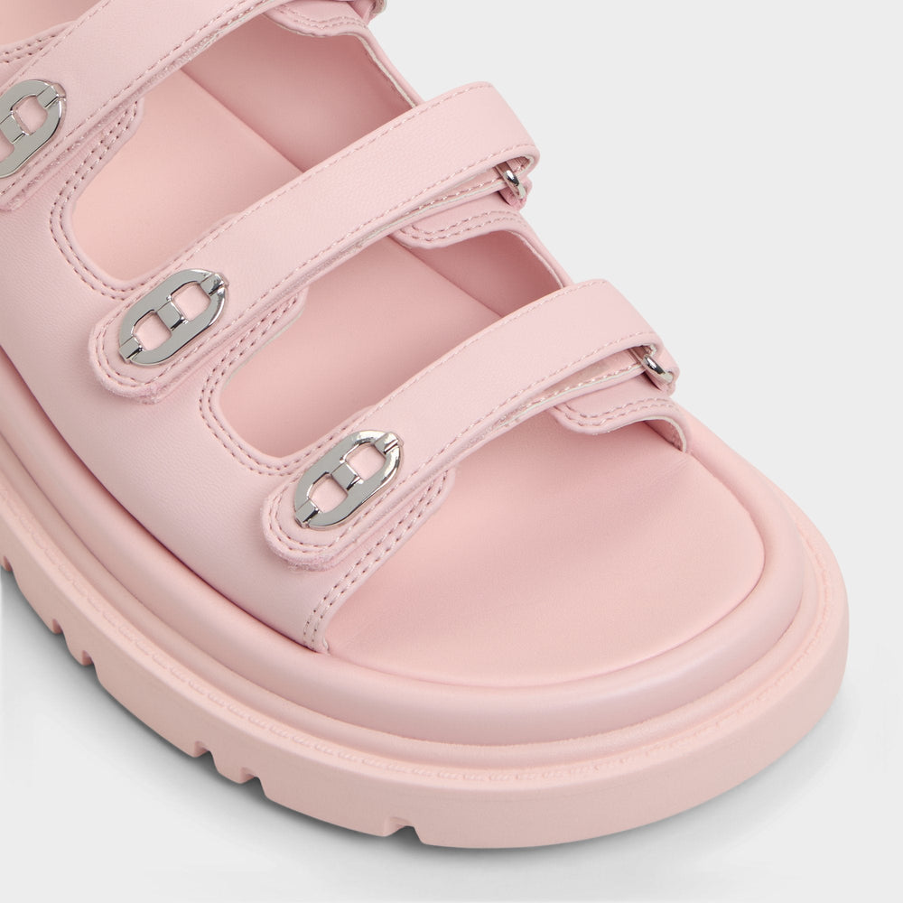 Halendar Light Pink Women's Footbed sandals - Footbed sandal Footbed sandal