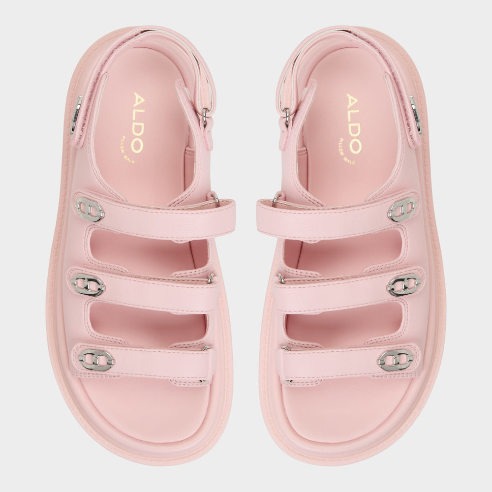 Halendar Light Pink Women's Footbed sandals - Footbed sandal Footbed sandal