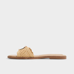 Tidella Natural Women's Flats - Slide sandal