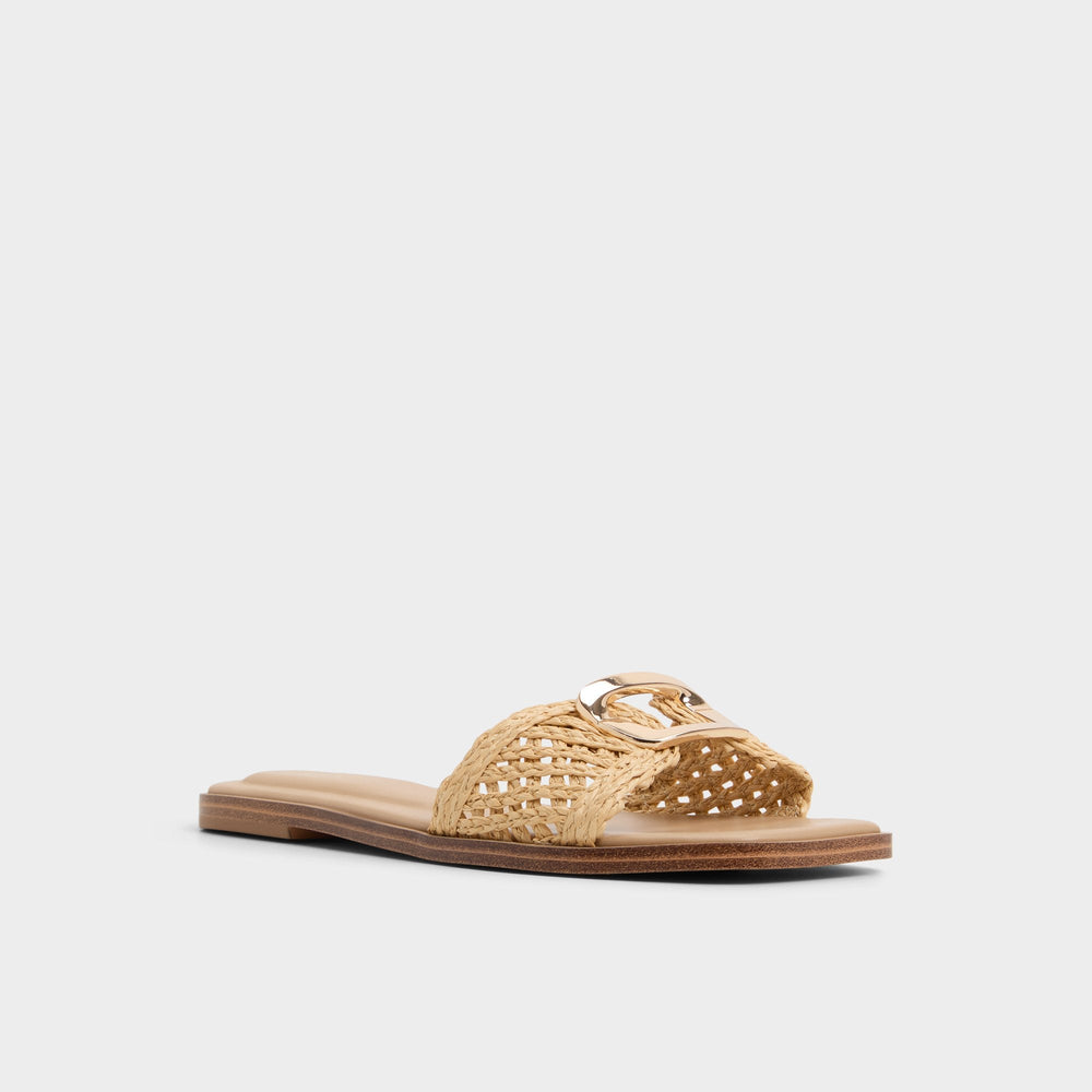 Tidella Natural Women's Flats - Slide sandal