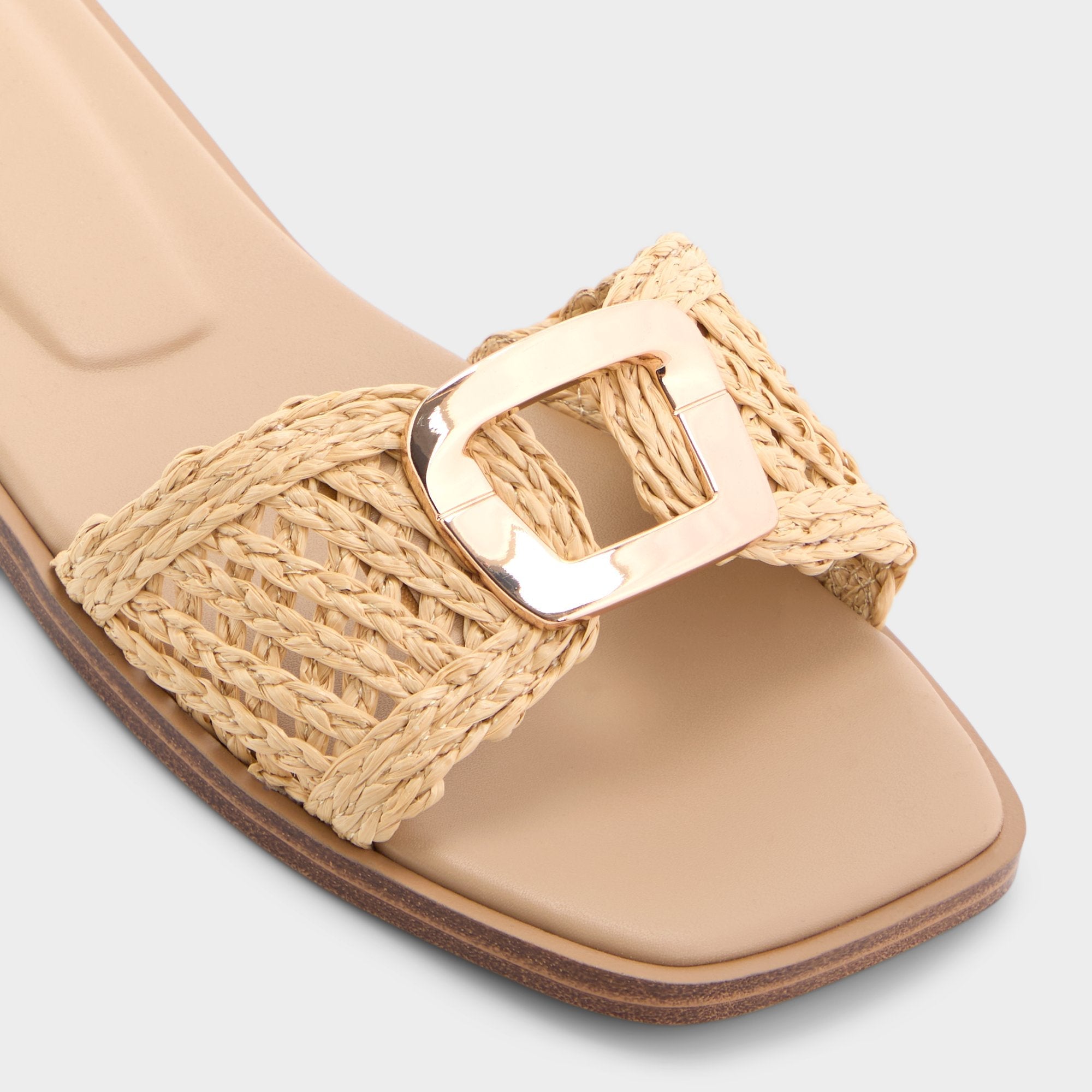 Tidella Natural Women's Flats - Slide sandal