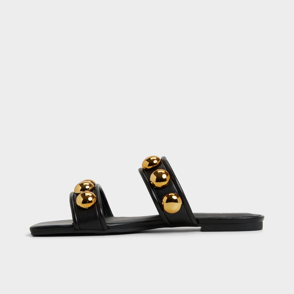 Katalena in Black - Slide sandal