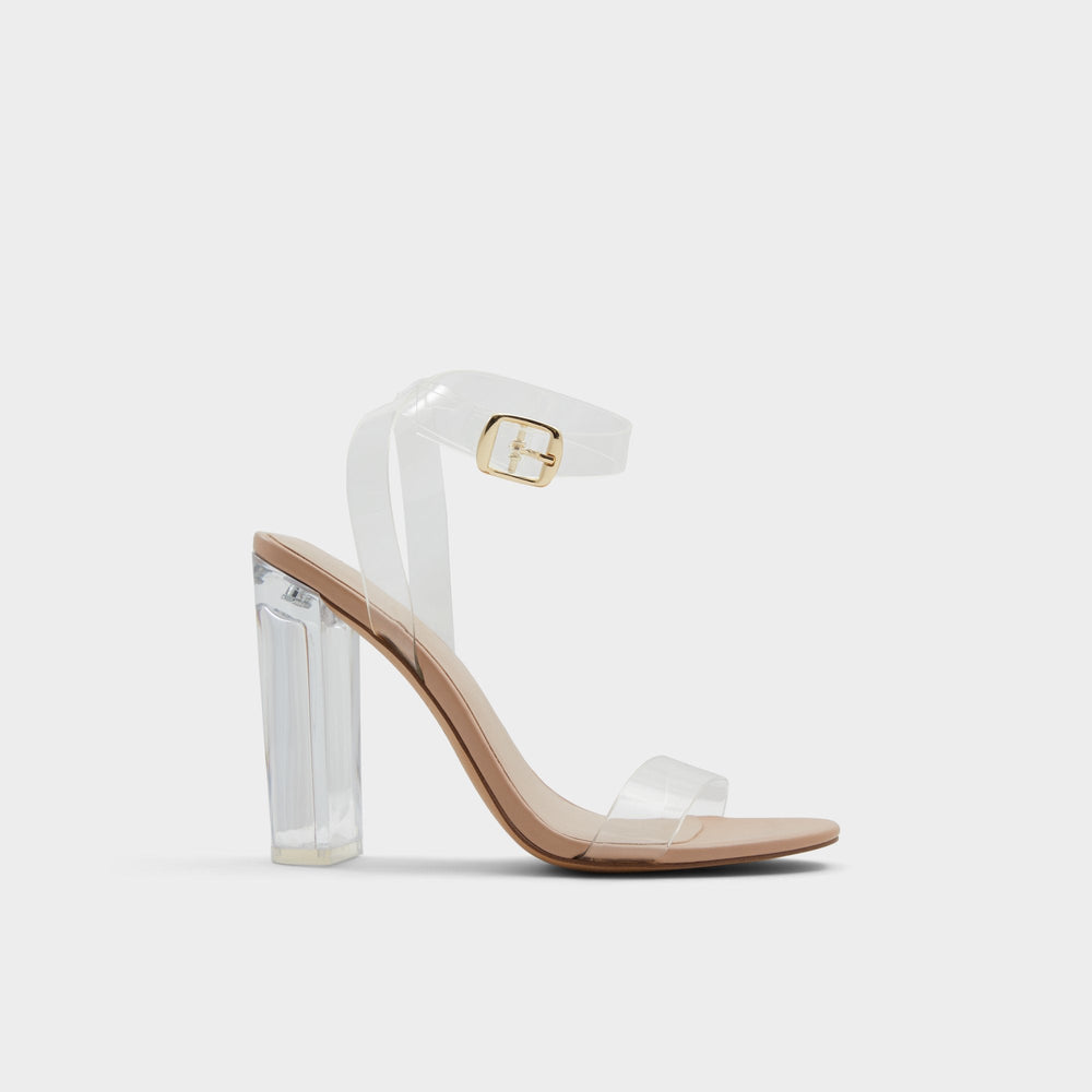 Aniwien Bone Women's Strappy sandals - Strappy heeled sandal Block heel