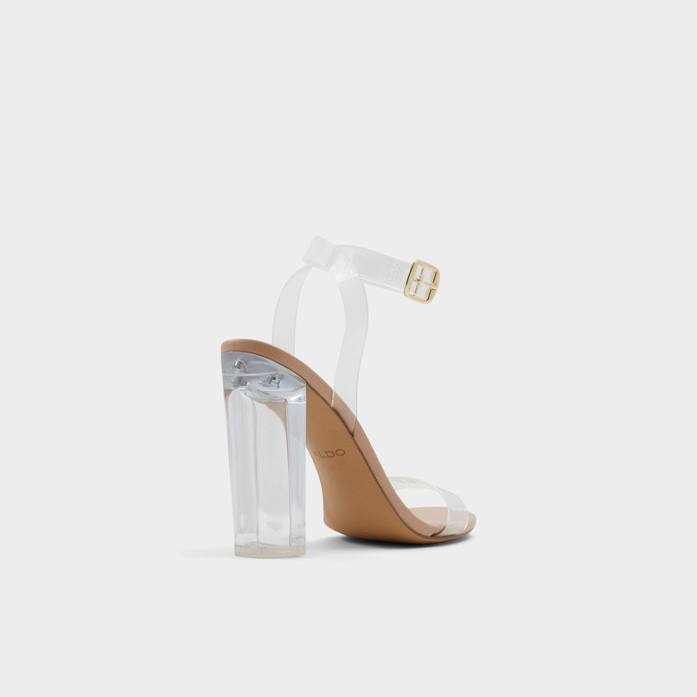 Aniwien Bone Women's Strappy sandals - Strappy heeled sandal Block heel