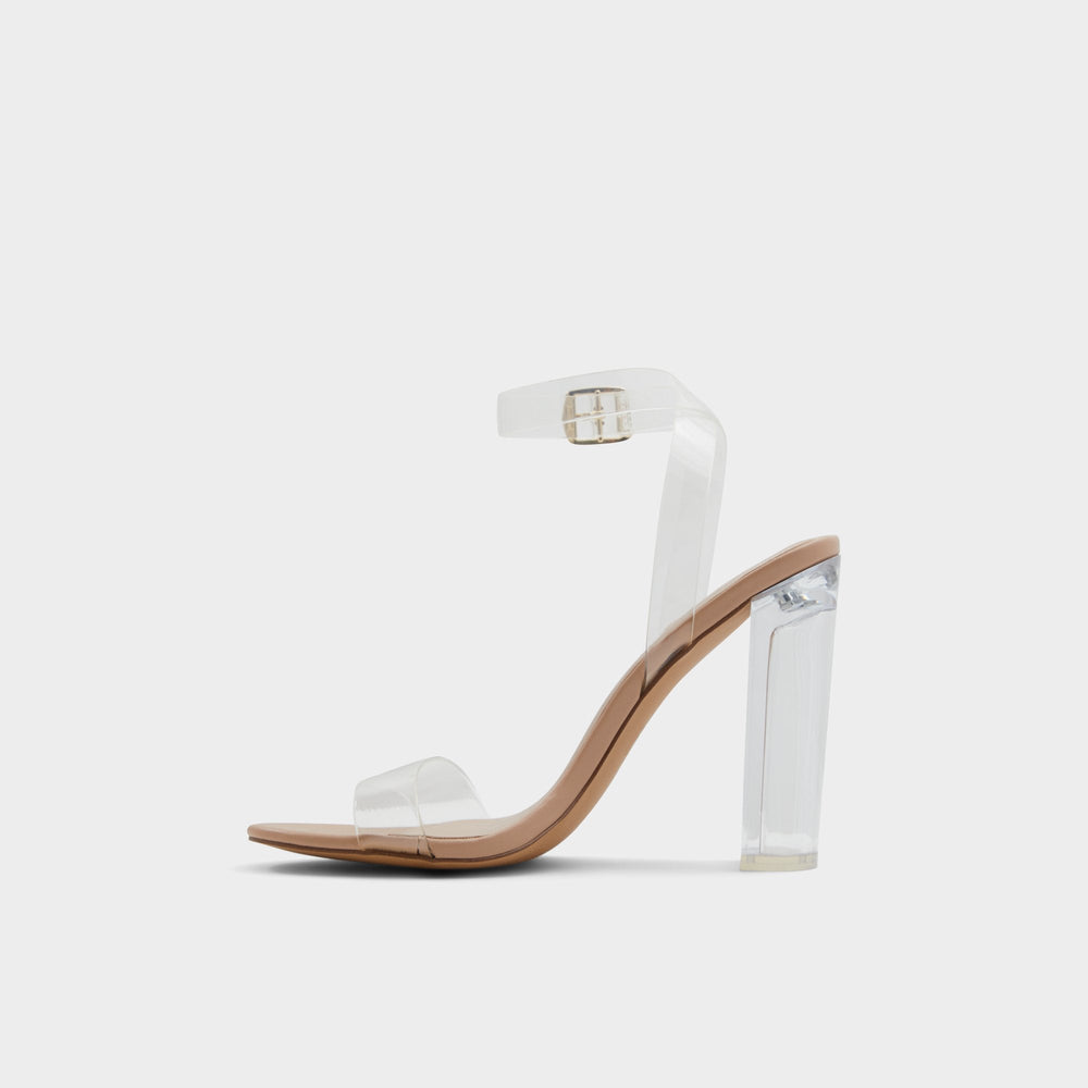 Aniwien Bone Women's Strappy sandals - Strappy heeled sandal Block heel
