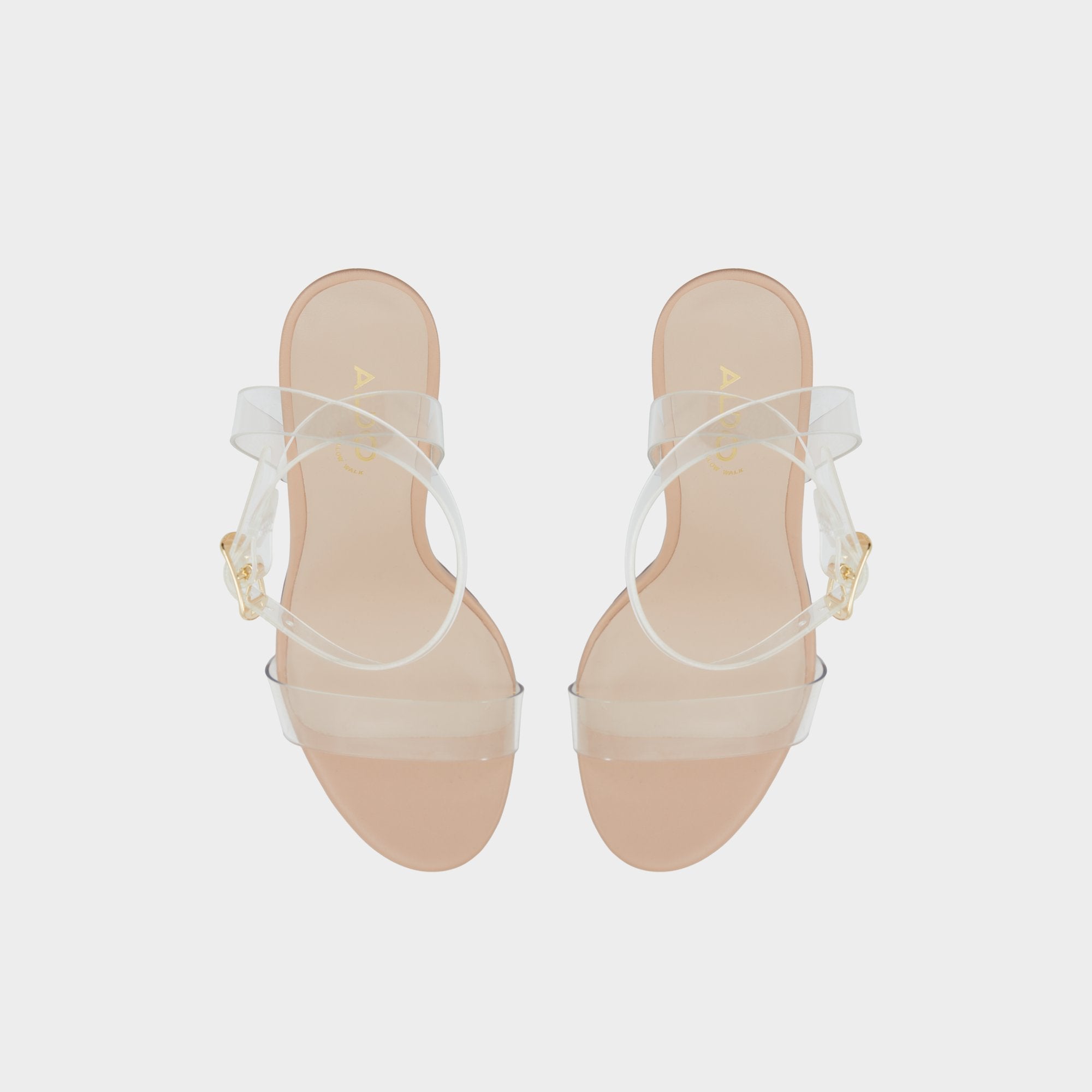 Aniwien Bone Women's Strappy sandals - Strappy heeled sandal Block heel