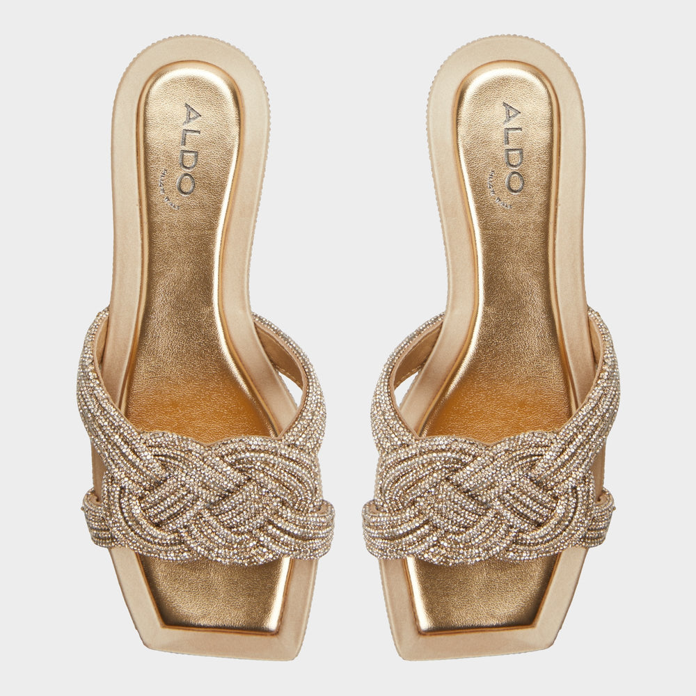 Karlina in Gold - Slide sandal