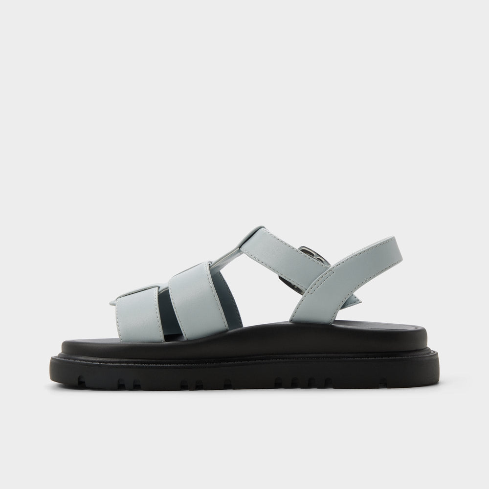 Footbed sandal Linettie in Other Blue - Gladiator sandal
