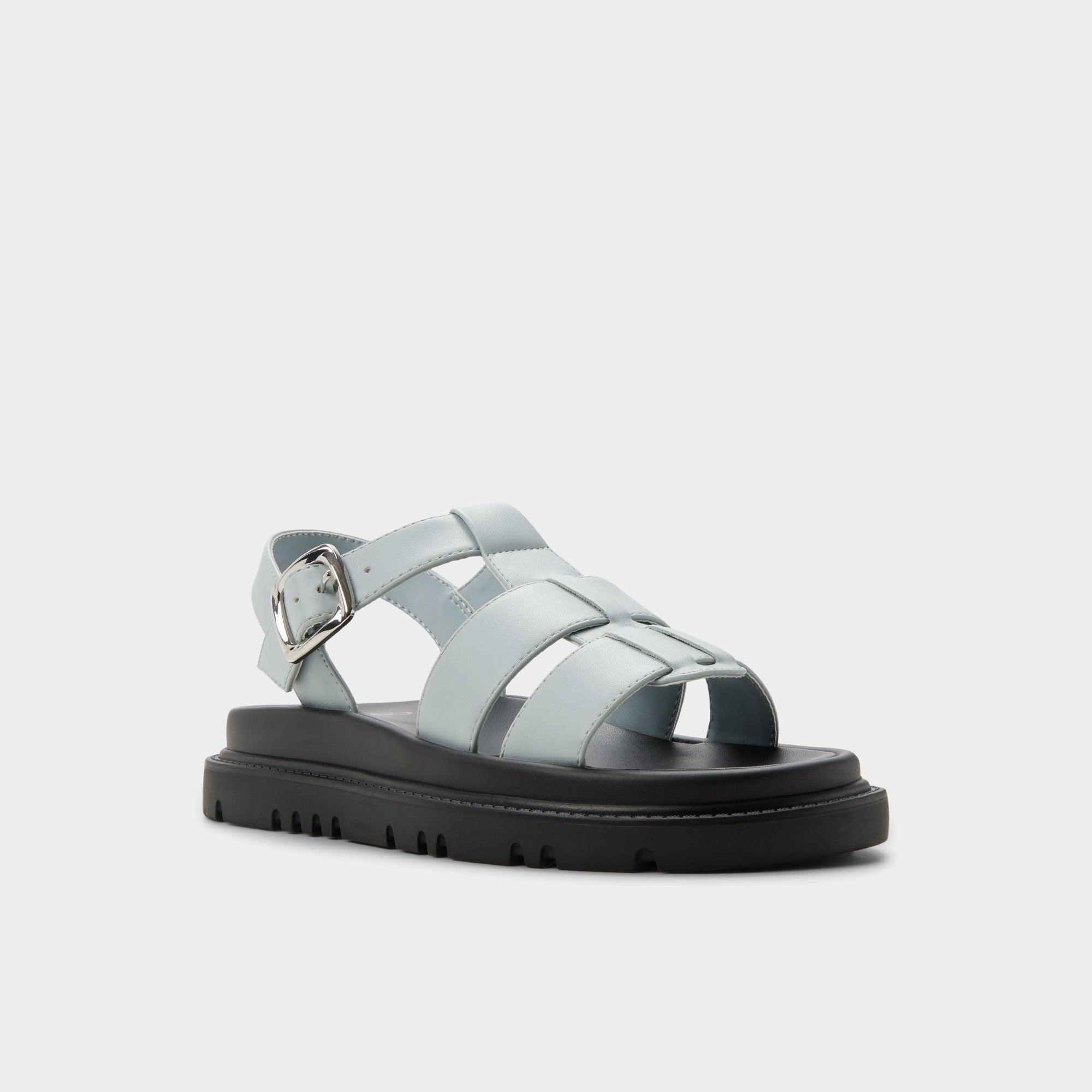 Footbed sandal Linettie in Other Blue - Gladiator sandal