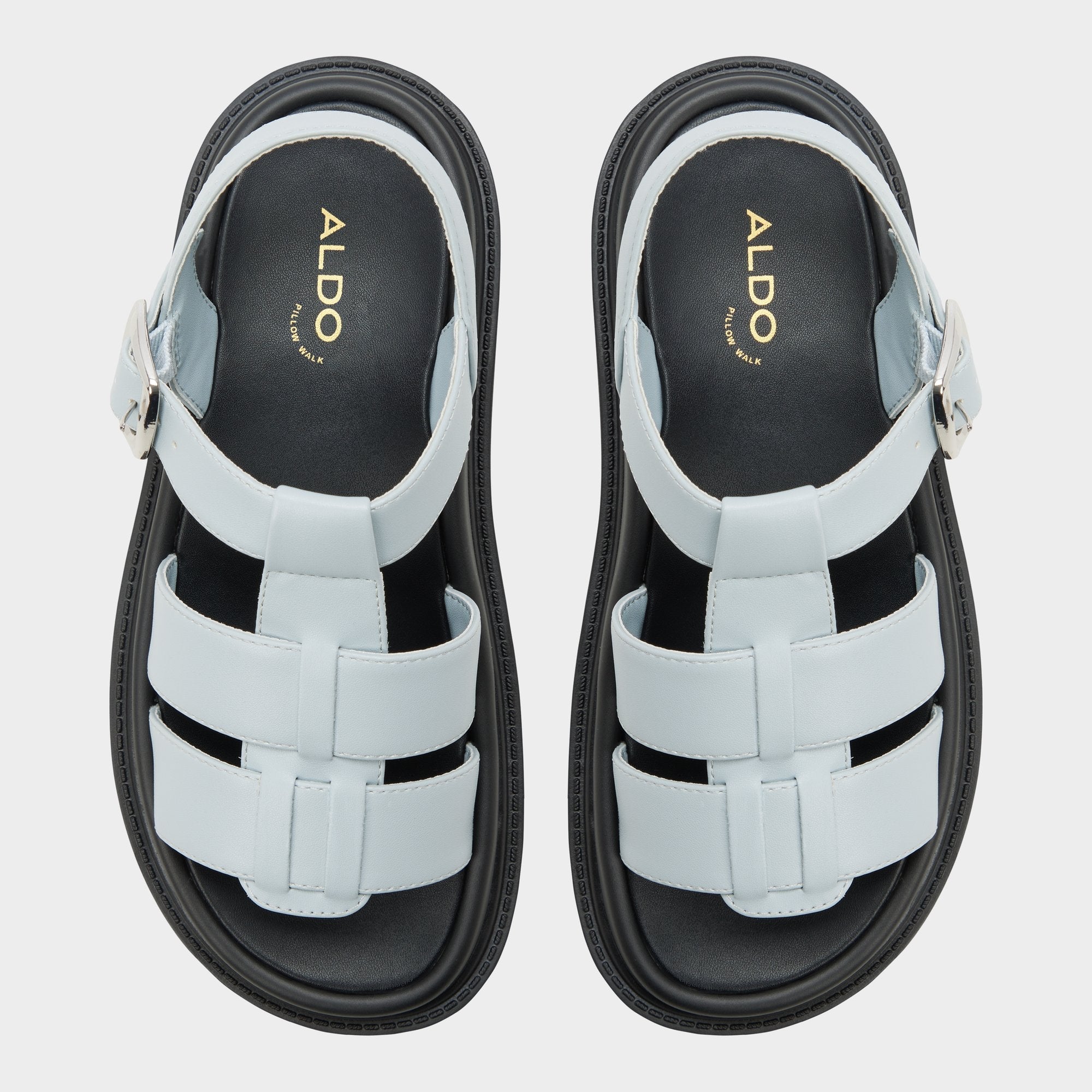 Footbed sandal Linettie in Other Blue - Gladiator sandal