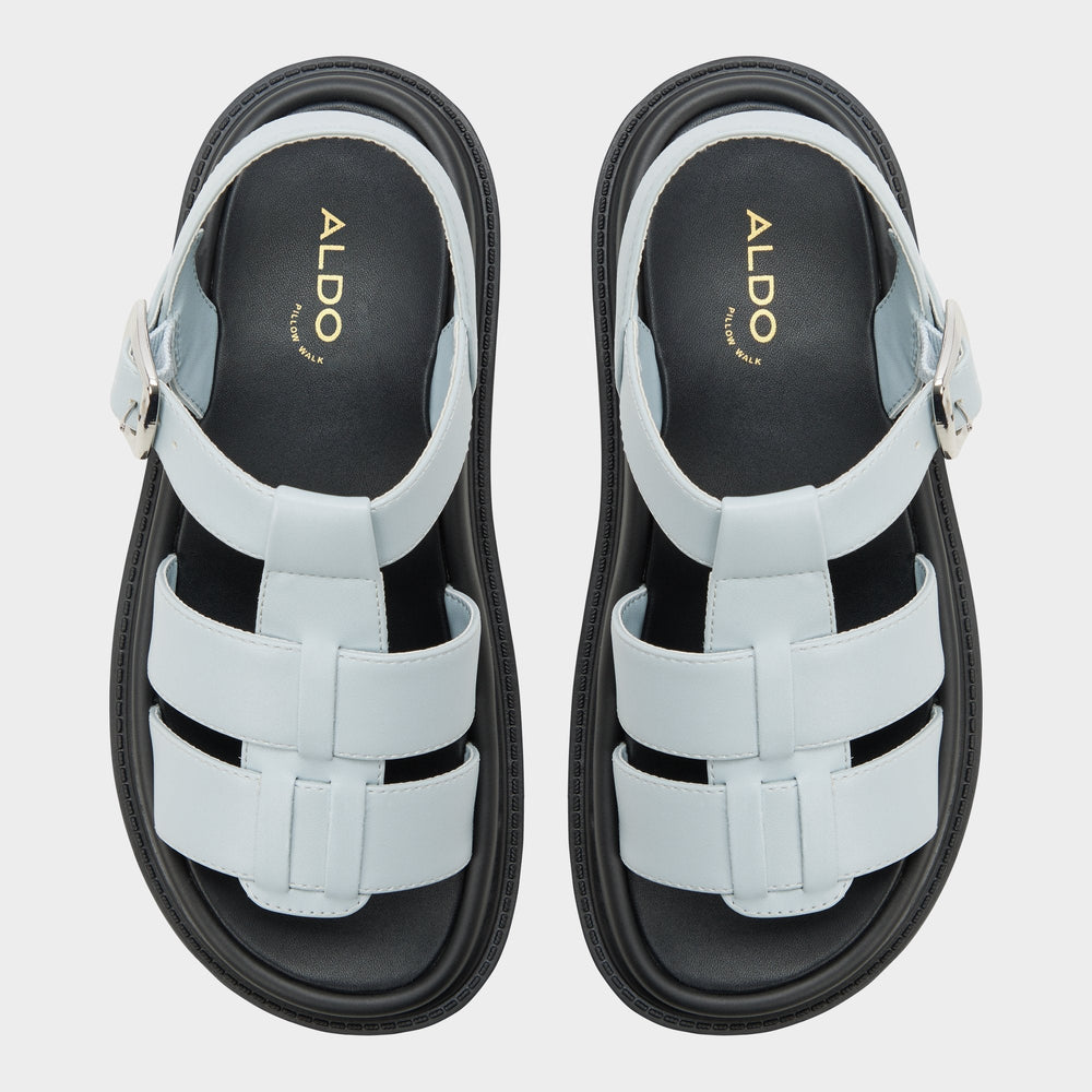 Footbed sandal Linettie in Other Blue - Gladiator sandal