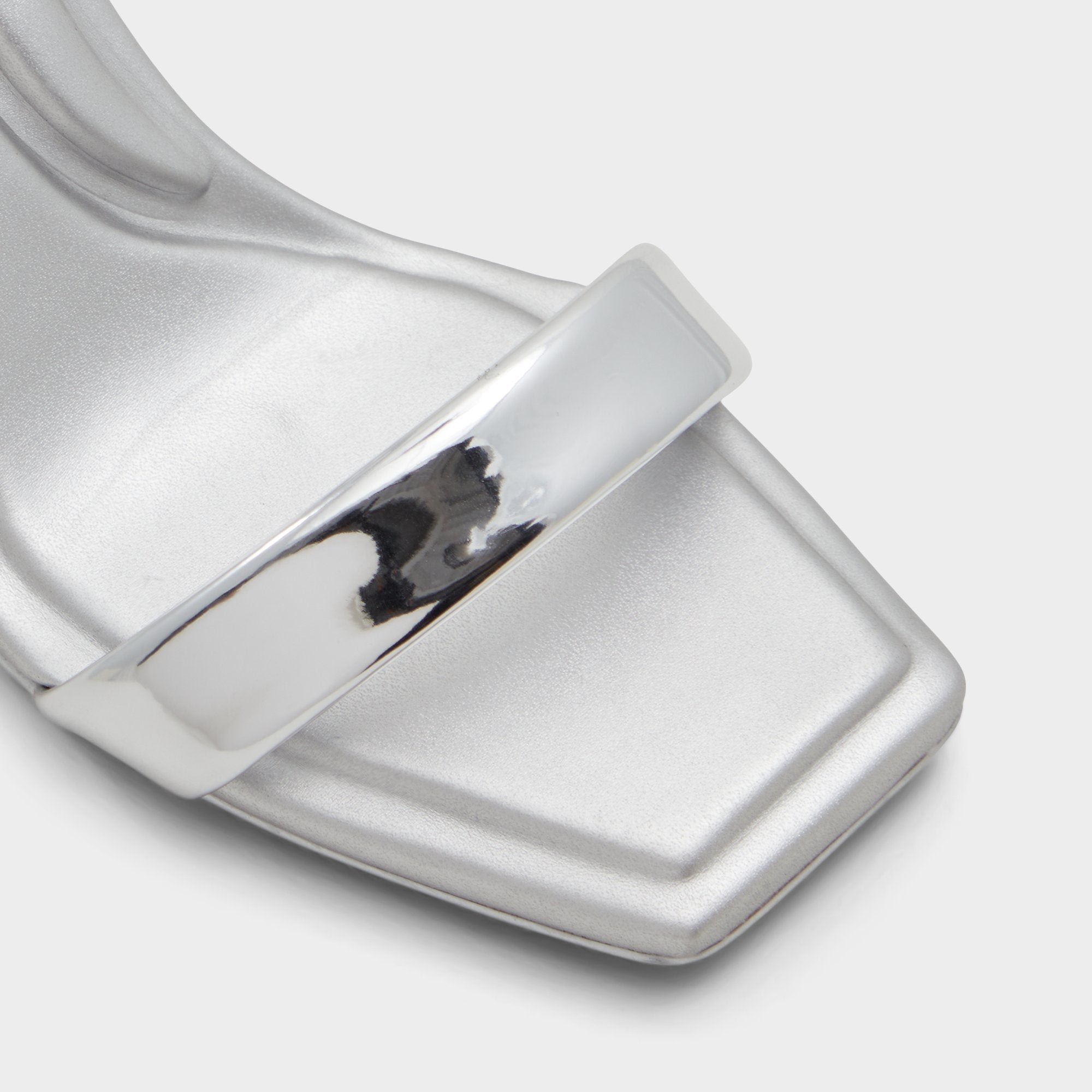 Block heel Aurorai Silver Women's Block heels - Strappy heeled sandal