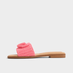 Sabbia Medium Pink Women's Flats - Slide sandal