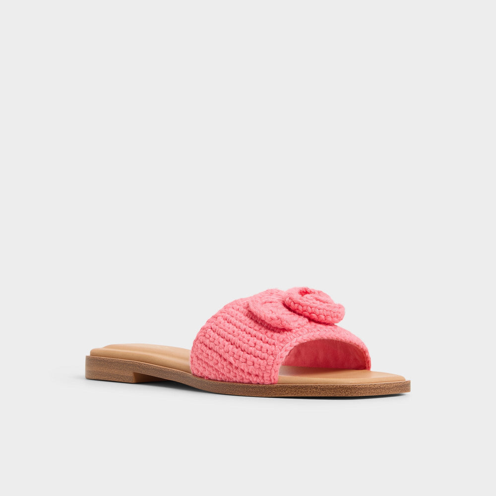 Sabbia Medium Pink Women's Flats - Slide sandal
