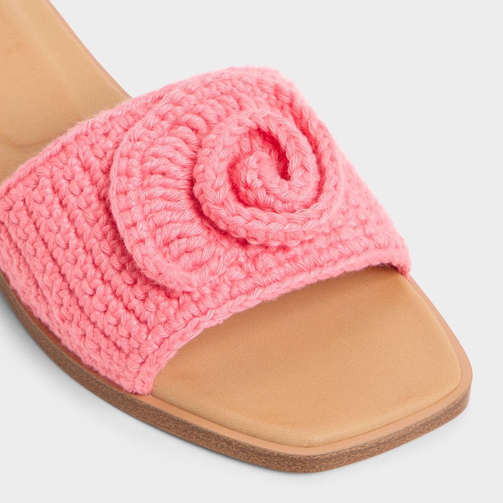 Sabbia Medium Pink Women's Flats - Slide sandal