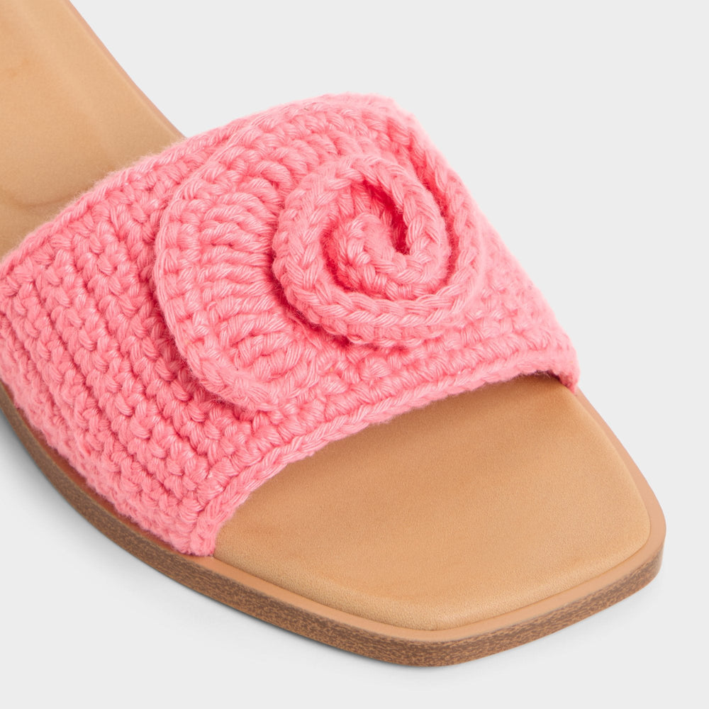 Sabbia Medium Pink Women's Flats - Slide sandal