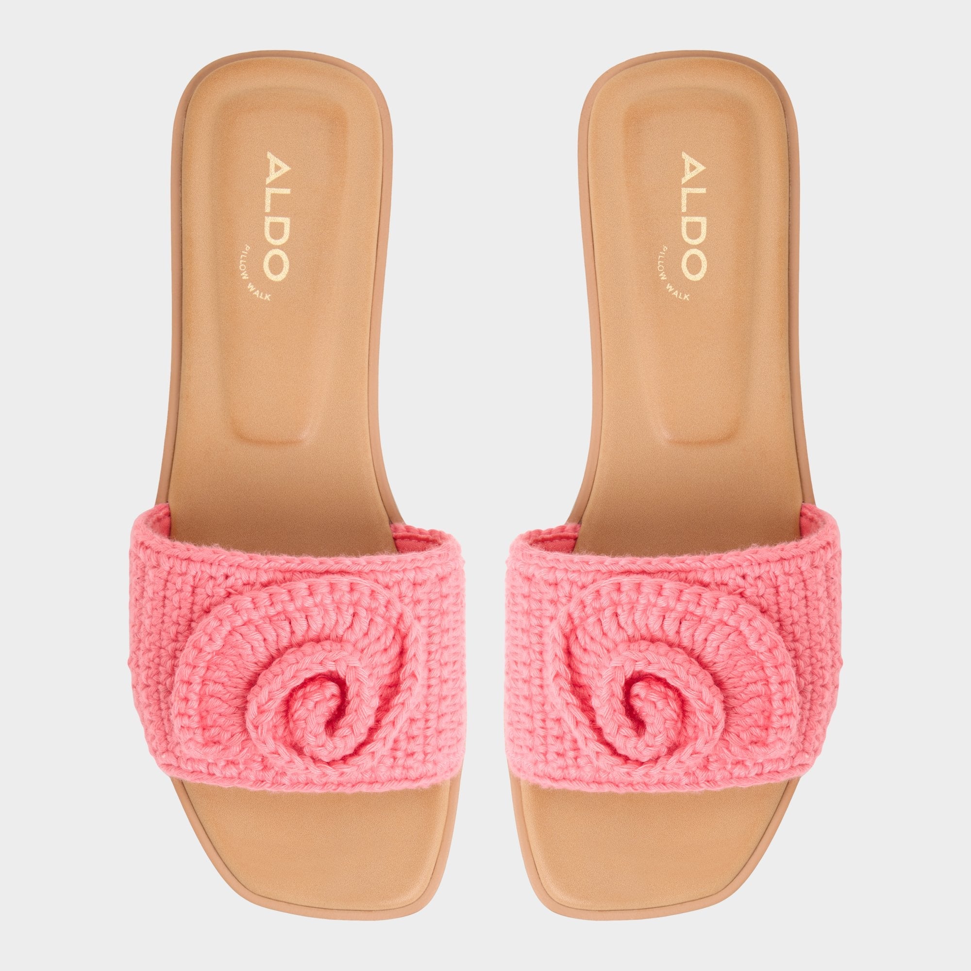 Sabbia Medium Pink Women's Flats - Slide sandal