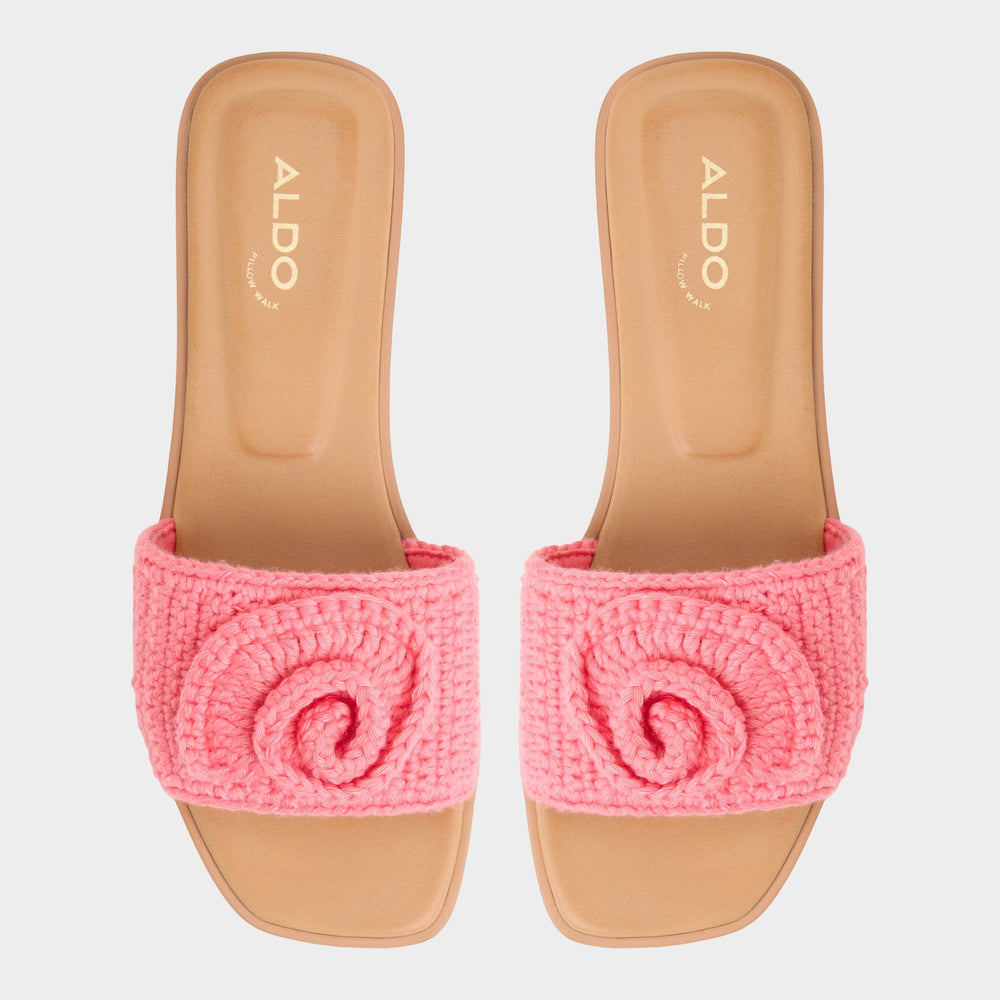 Sabbia Medium Pink Women's Flats - Slide sandal