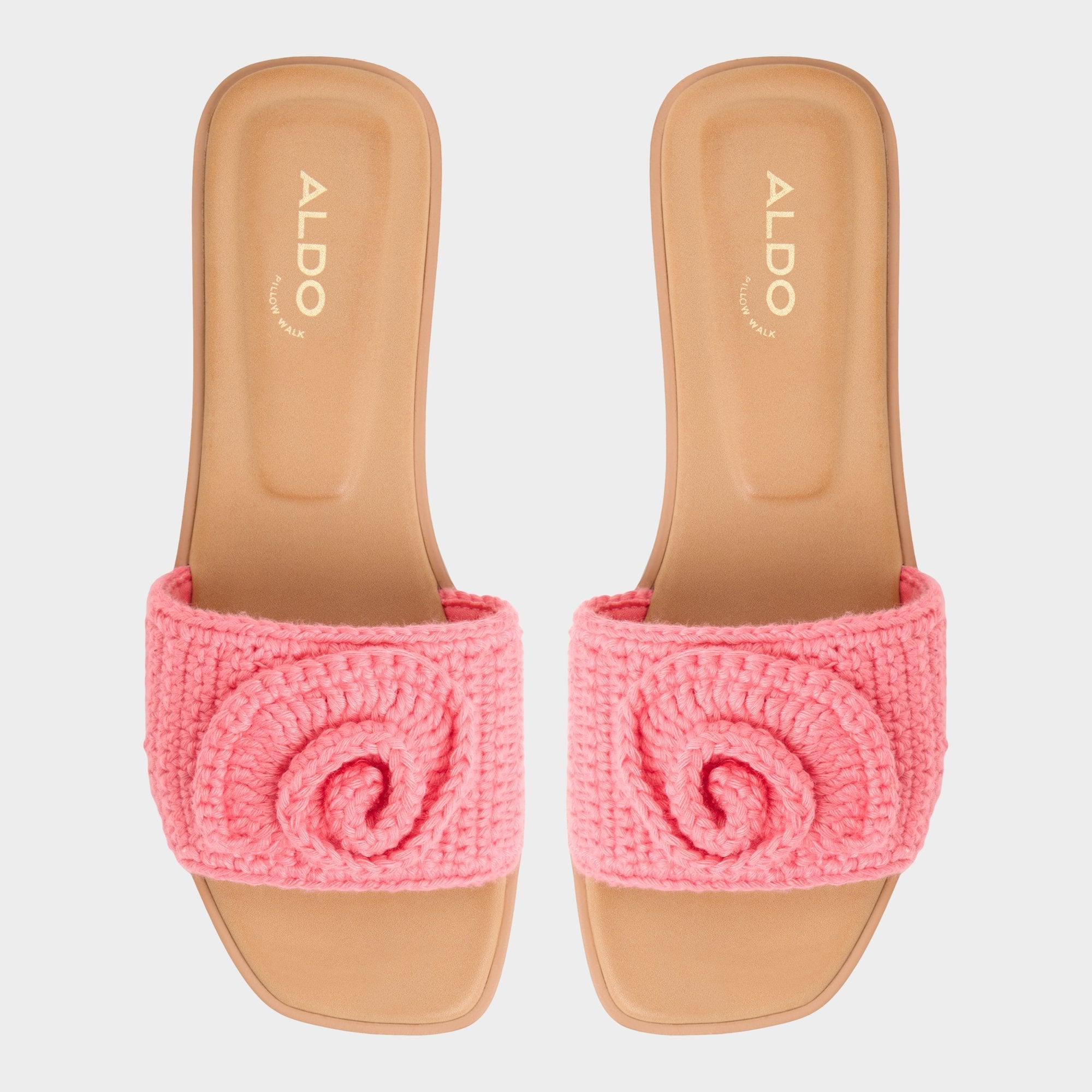 Sabbia Medium Pink Women's Flats - Slide sandal