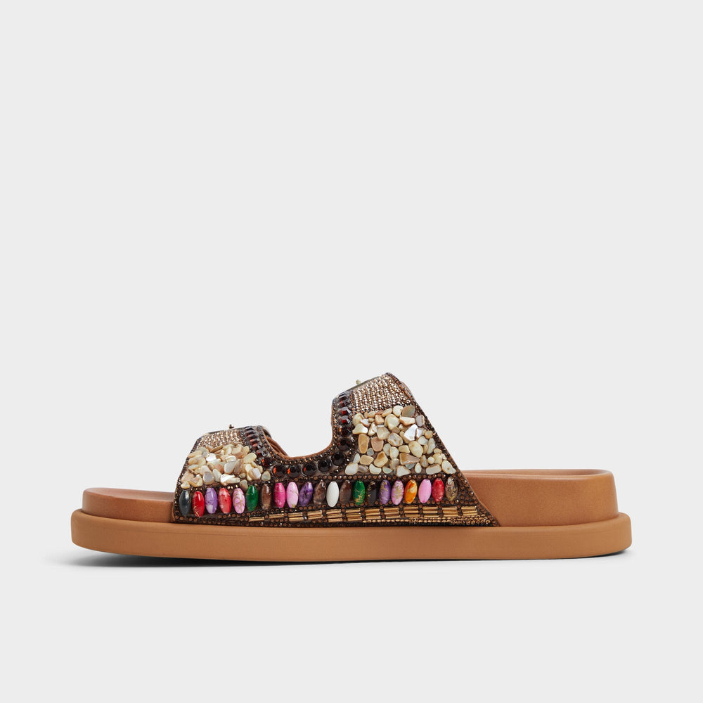 Bohochic Open Brown Women's Footbed sandals - Footbed sandal