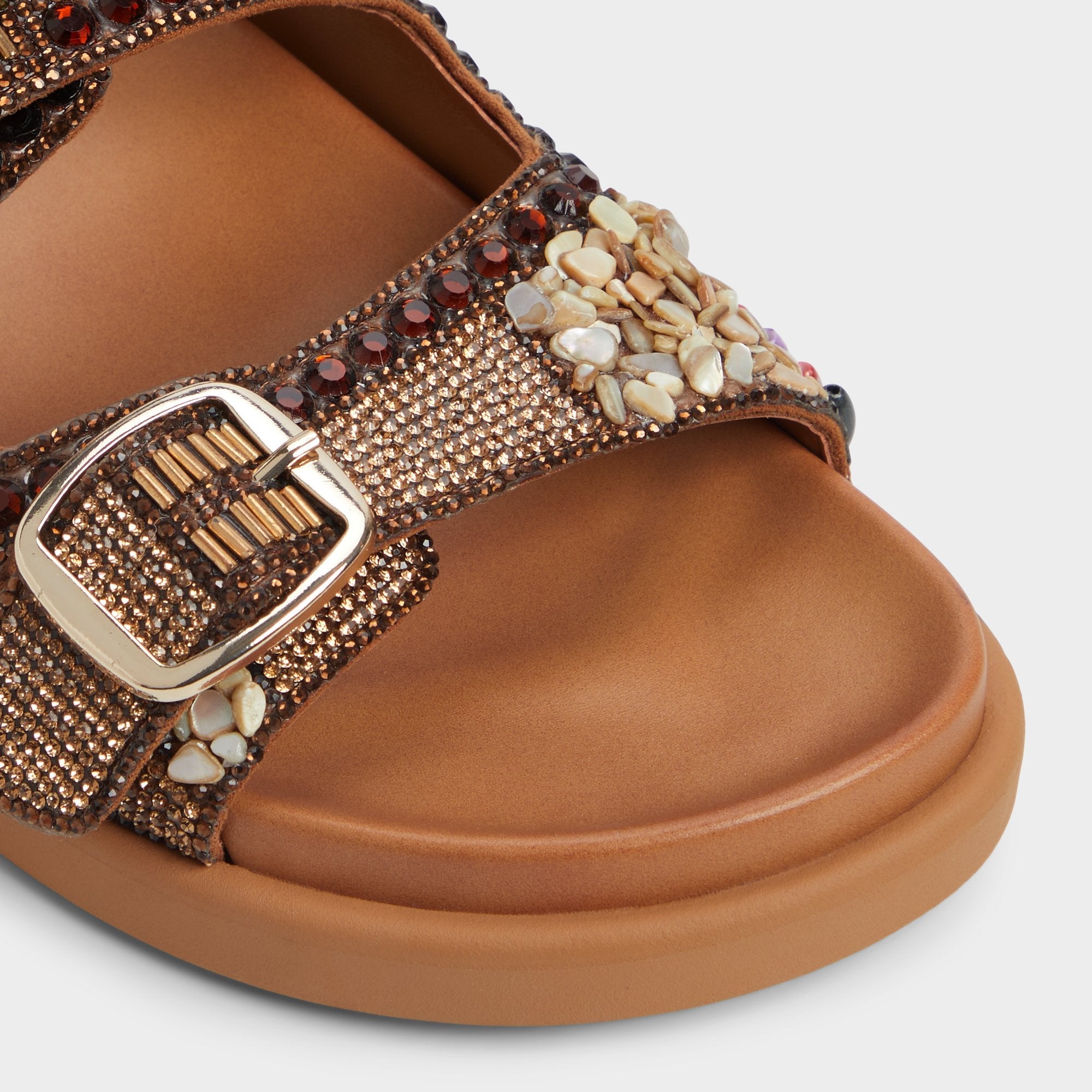 Bohochic Open Brown Women's Footbed sandals - Footbed sandal